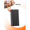 Повербанк Power bank 50000 mAh з LED-ліхтарем, швидка зарядка 22.5W, 4 USB ремінець