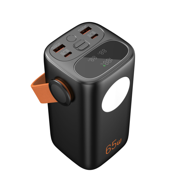 Повербанк 40000 mAh 65W PD для ноутбука та MacBook — Power Bank PQ2127 з дисплеєм та ліхтарем