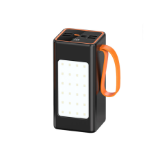Павербанк Power Bank PQ2062 50000 mAh 22.5W з LED-ліхтарем і дисплеєм