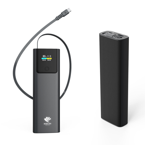 Повербанк із кабелем Type-C Power Bank P318 20000 mAh швидка зарядка 22.5W PD 45W дисплей для смартфонів та планшетів