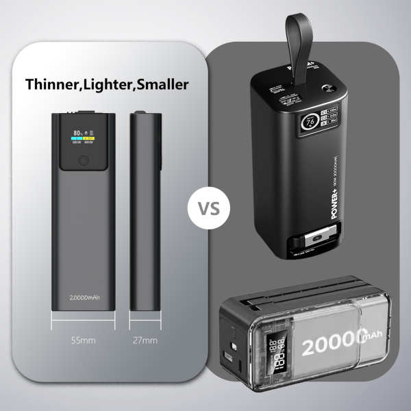 Повербанк із кабелем Type-C Power Bank P318 20000 mAh швидка зарядка 22.5W PD 45W дисплей для смартфонів та планшетів