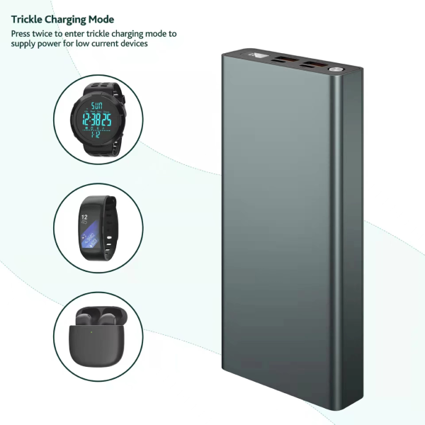 Power Bank PQ26 27000 mah 100W PD — павербанк для ноутбуків з LED дисплеєм