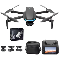 Квадрокоптер S-X1 Max з GPS та 4K камерою, пульт з екраном, EIS, 5G Wi-Fi, до 3 км