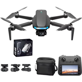 Квадрокоптер S-X1 Max з GPS та 4K камерою, пульт з екраном, EIS, 5G Wi-Fi, до 3 км