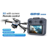 Квадрокоптер S158 MAX Радіокерований дрон із пультом з екраном GPS FPV 4K до 2 км. 20 хв