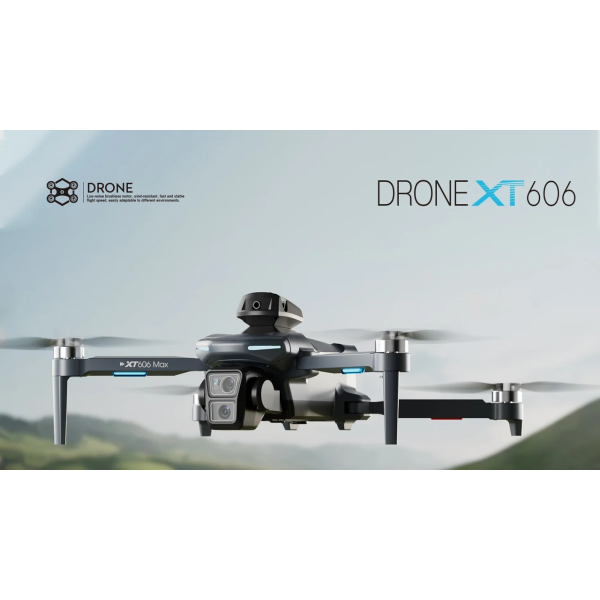 Квадрокоптер XT606 MAX з пультом та екраном GPS 4K FPV до 3 км