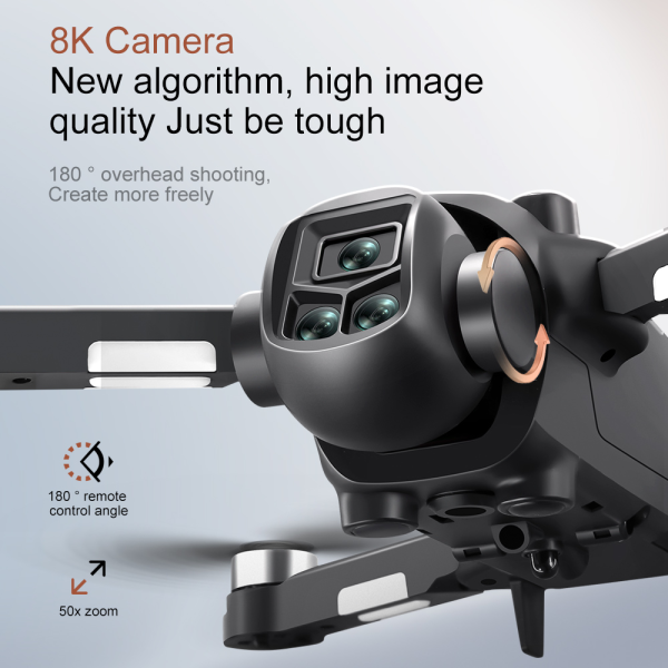 Квадрокоптер V156 MAX дрон з RC пультом 4K GPS EIS безщітковий до 500 м. 25 хв