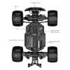 Радіокерована машинка KF18 4WD 1:14, до 55 км/год, акумулятор 7.4V 1500 mAh 2 АКБ