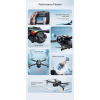 Квадрокоптер XKJ K21 MAX з пультом з екраном 4.3″, WiFi FPV, подвійна камера